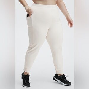 Fablestics Women’s Oats High Waisted Cold Weather Pocket Joggers - 2X